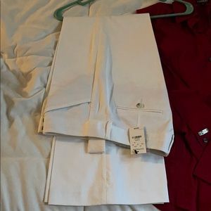 White trouser pants